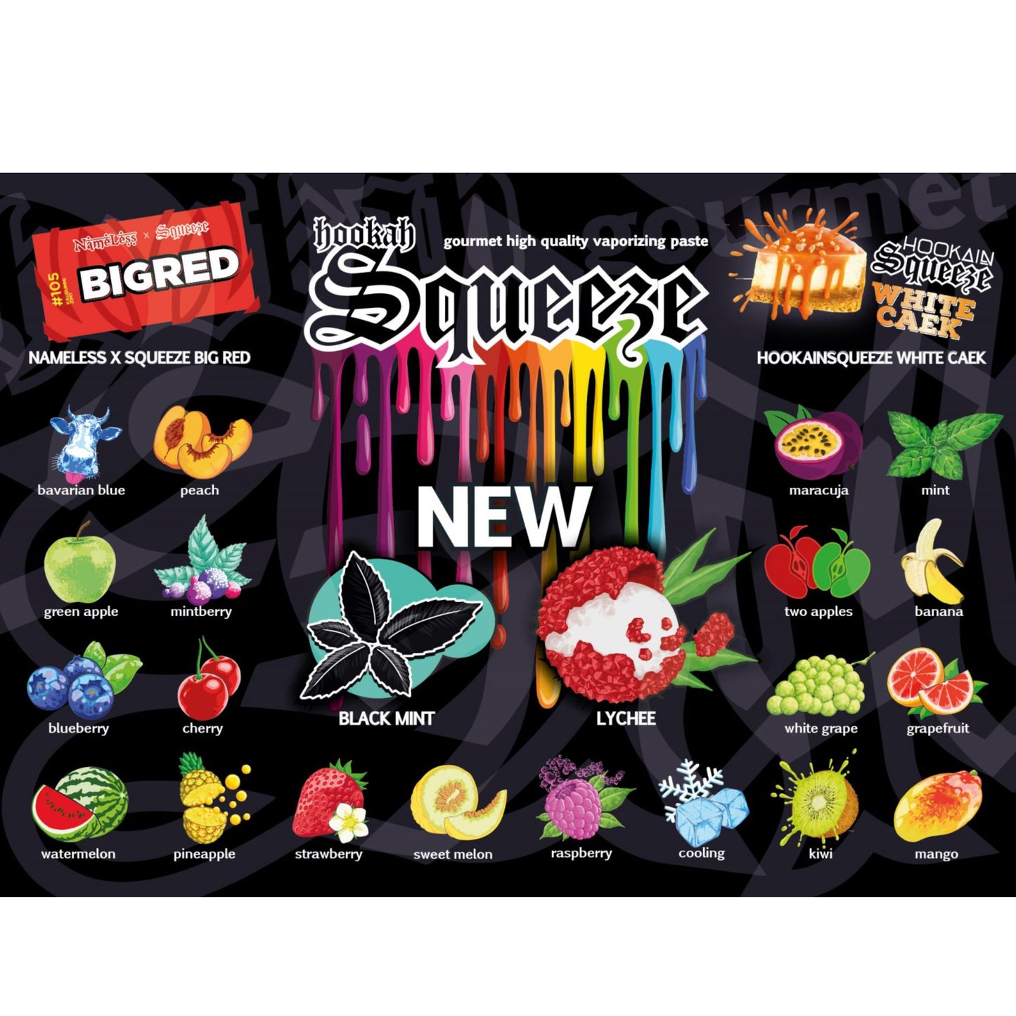 CRÈME À FUMER HOOKAH SQUEEZE 25G